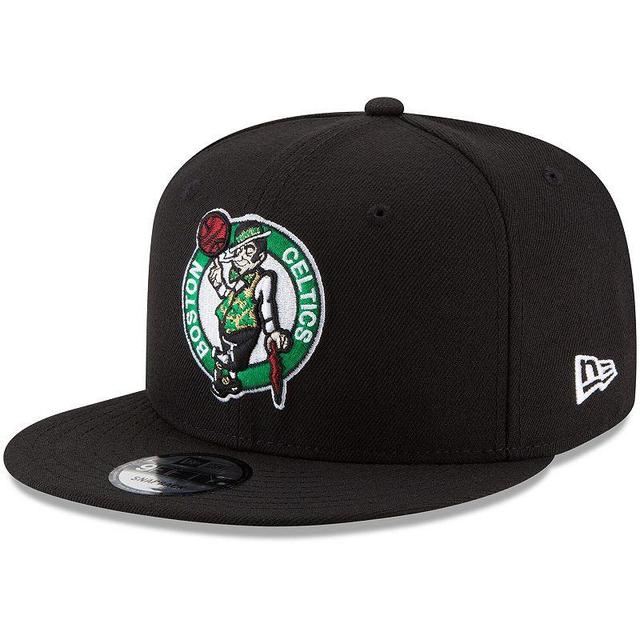 Mens New Era Boston Celtics Official Team Color 9FIFTY Adjustable Snapback Hat Product Image