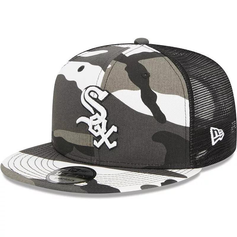 Mens New Era Camo Chicago White Sox Urban Camo Trucker 9FIFTY Snapback Hat Product Image