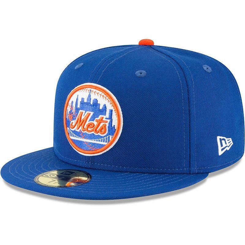 Mens New Era New York Mets Cooperstown Collection Wool 59FIFTY Fitted Hat Product Image