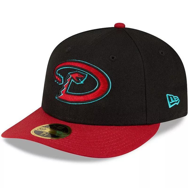 Mens New Era /Red Arizona Diamondbacks Road Authentic Collection On-Field Low Profile 59FIFTY Fitted Hat Product Image