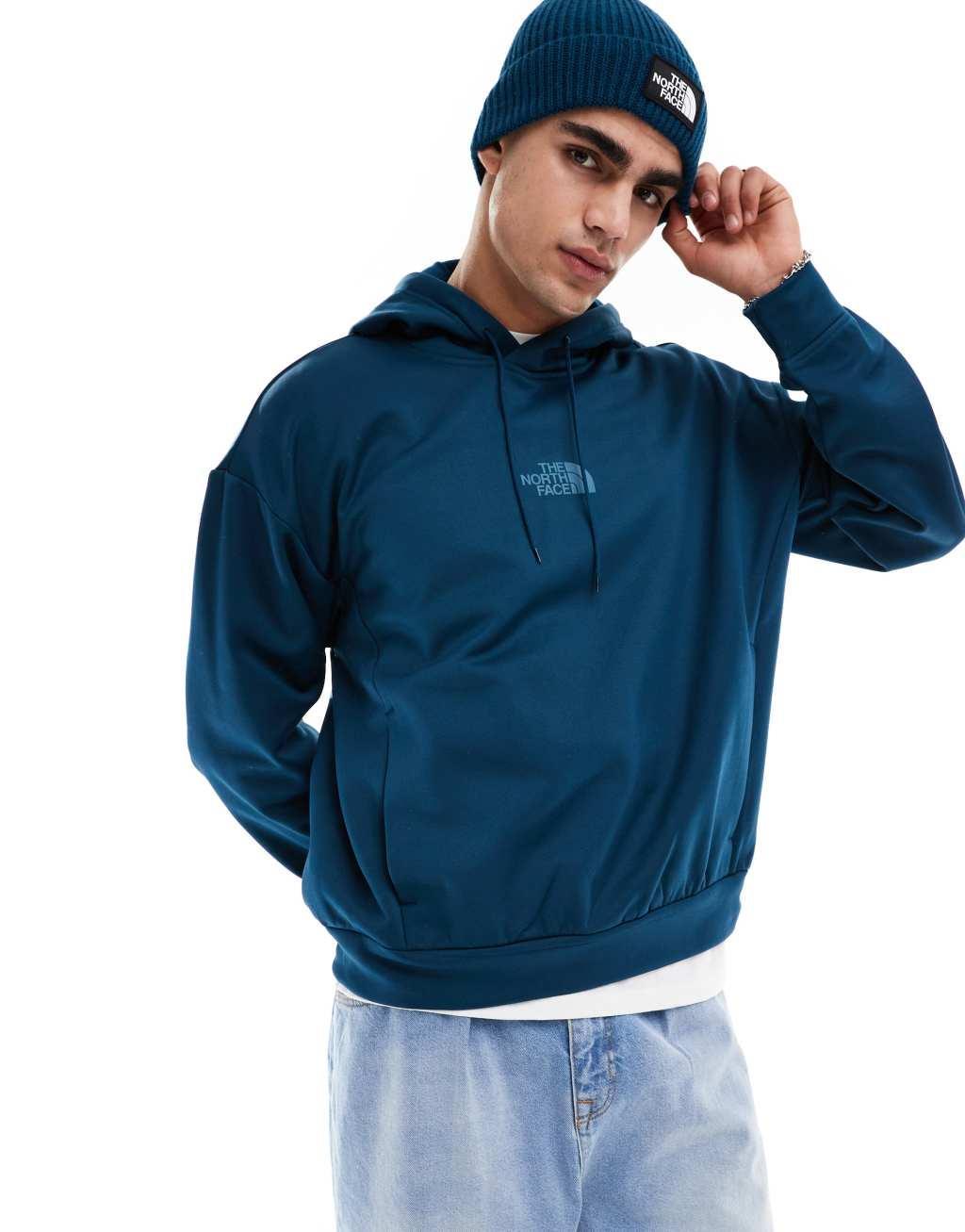 The North Face Horizon fleece pullover hoodie in petrol blue Product Image