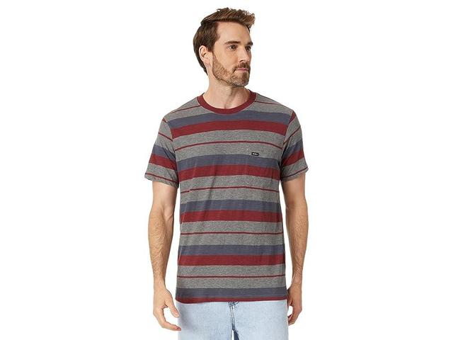 RVCA Magnolia Stripe Cotton Pocket T-Shirt Product Image