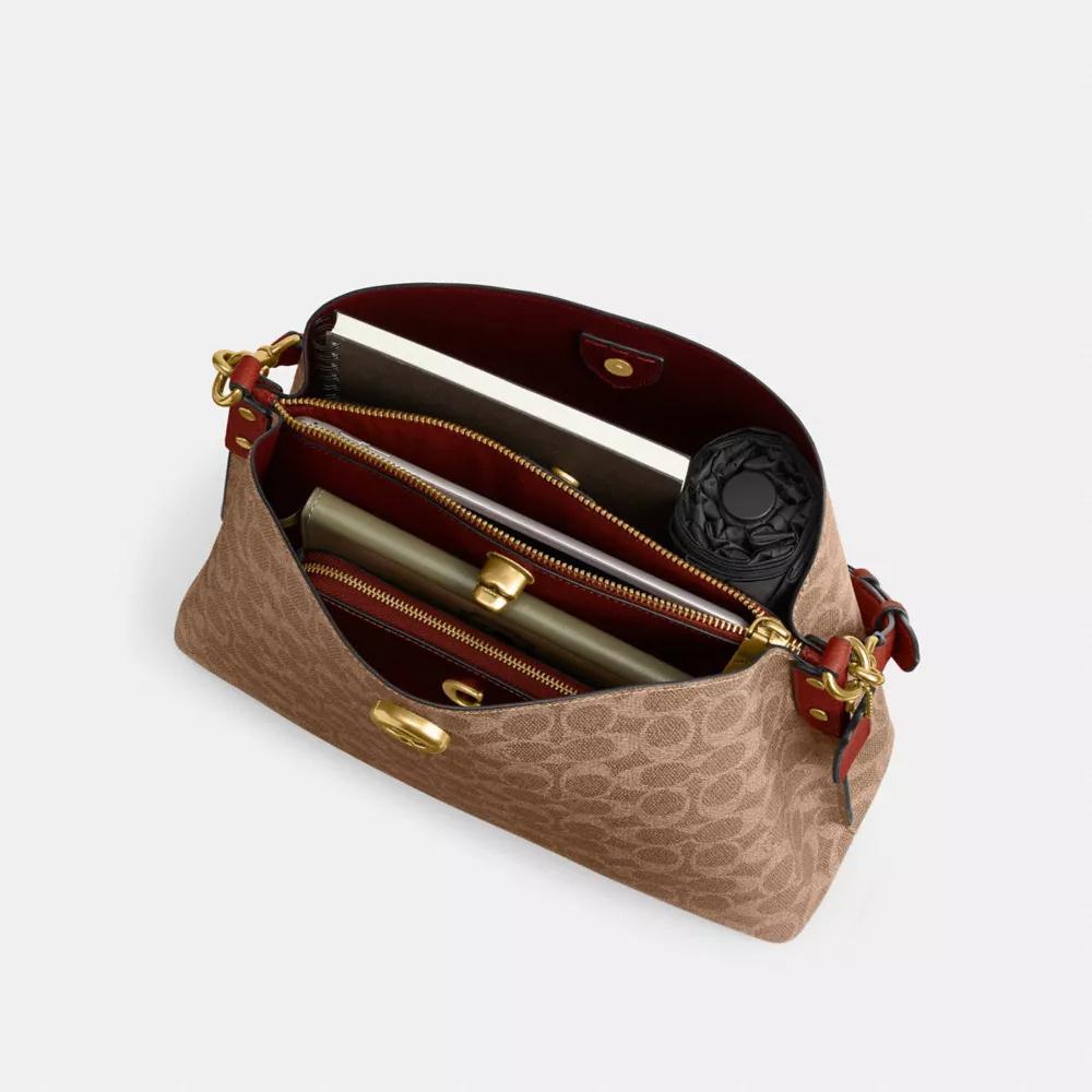 Willow Shoulder Bag In Signature Canvas Product Image