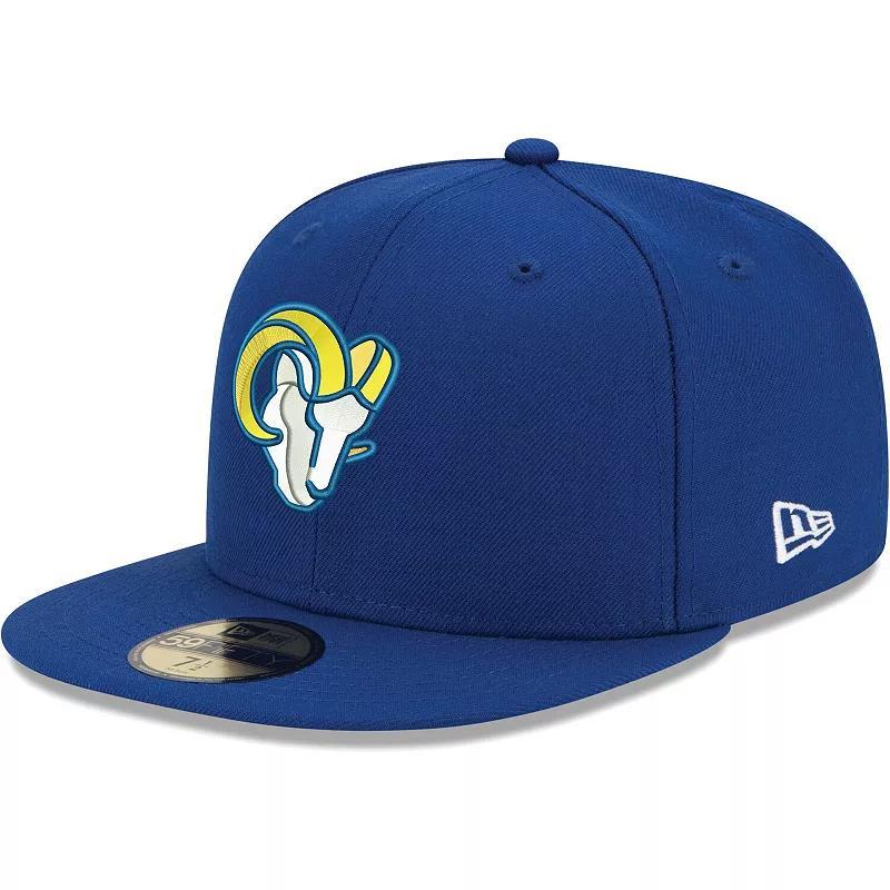 Mens New Era Royal Los Angeles Rams Omaha Ram Head 59FIFTY Fitted Hat Product Image