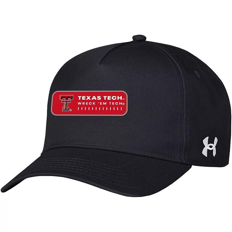 Mens Under Armour Black Texas Tech Red Raiders 2023 Sideline Adjustable Hat Product Image