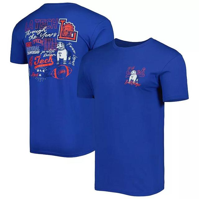 Mens Royal Louisiana Tech Bulldogs Through the Years T-Shirt Product Image