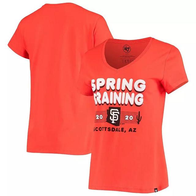 Womens 47 San Francisco Giants 2020 Spring Training Retro Bubble Rival V-Neck T-Shirt Product Image