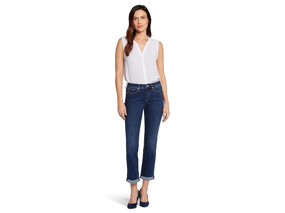 NYDJ Sheri Cuffed Straight Leg Jeans Product Image