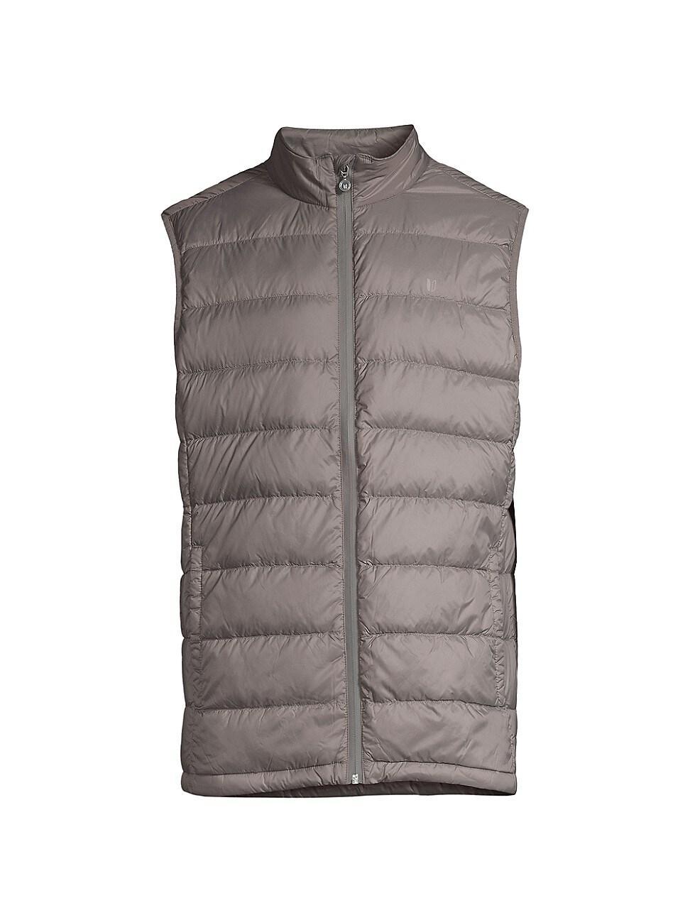 Mens Quilted Down Vest Product Image