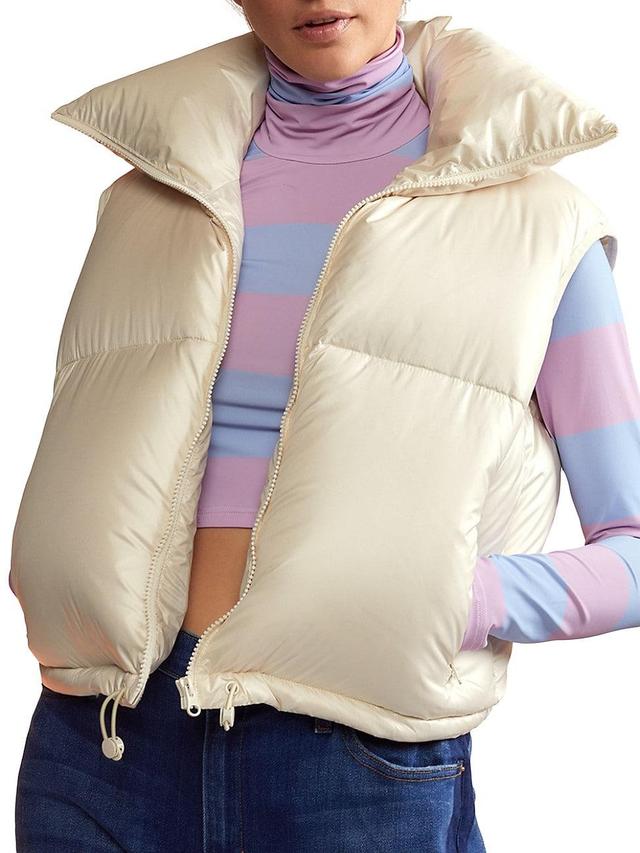 Womens Nylon Puffer Vest Product Image