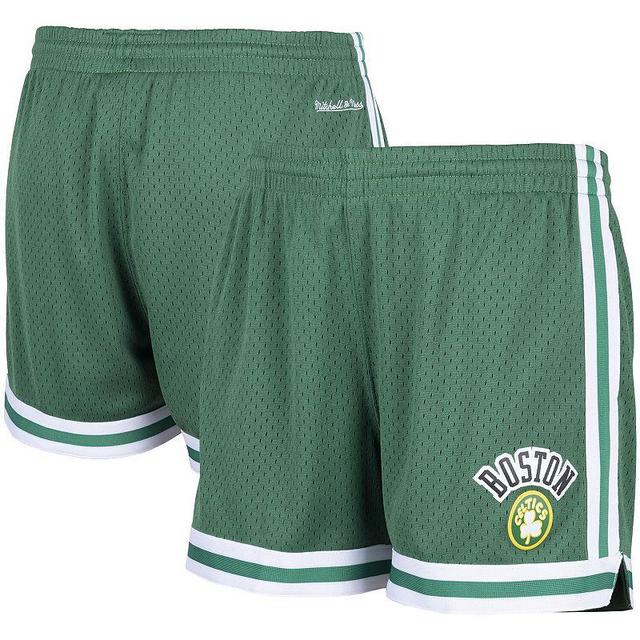 Womens Mitchell & Ness Kelly Boston Celtics Jump Shot Shorts Product Image