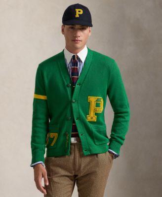 Polo Ralph Lauren Mens Cotton Letterman Cardigan Product Image