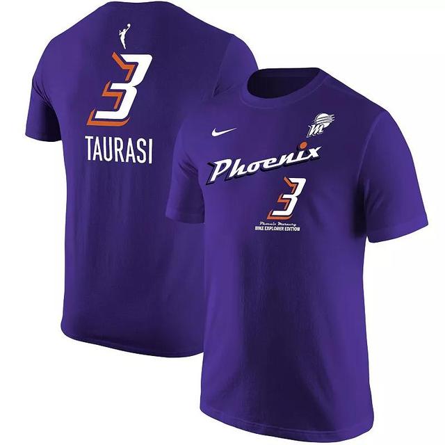 Mens Nike Diana Taurasi Purple Phoenix Mercury Explorer Edition Name & Number T-Shirt Product Image