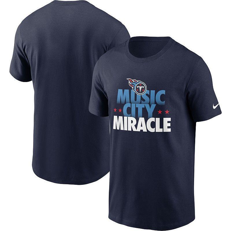 Mens Nike Tennessee Titans Hometown Collection Music City T-Shirt Blue Product Image