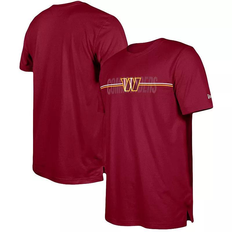 Mens New Era Burgundy Washington Commanders 2023 NFL Training Camp T-Shirt Product Image