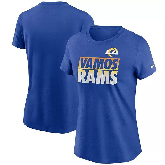 Womens Nike Royal Los Angeles Rams Hometown Collection T-Shirt Product Image