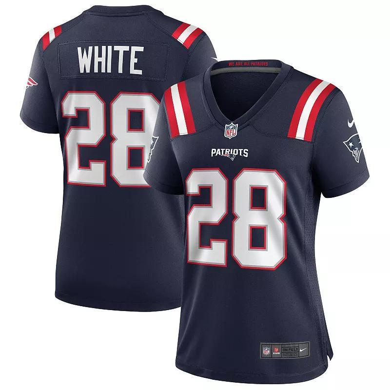 Womens Nike James White New England Patriots Game Jersey Blue Product Image