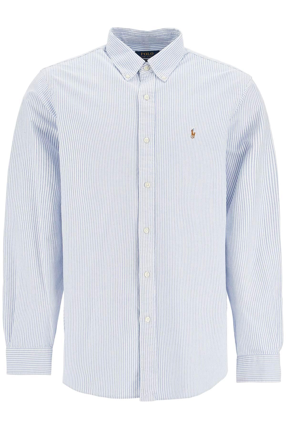 POLO RALPH LAUREN "striped Oxford Custom Fit Shirt" In Multi Product Image