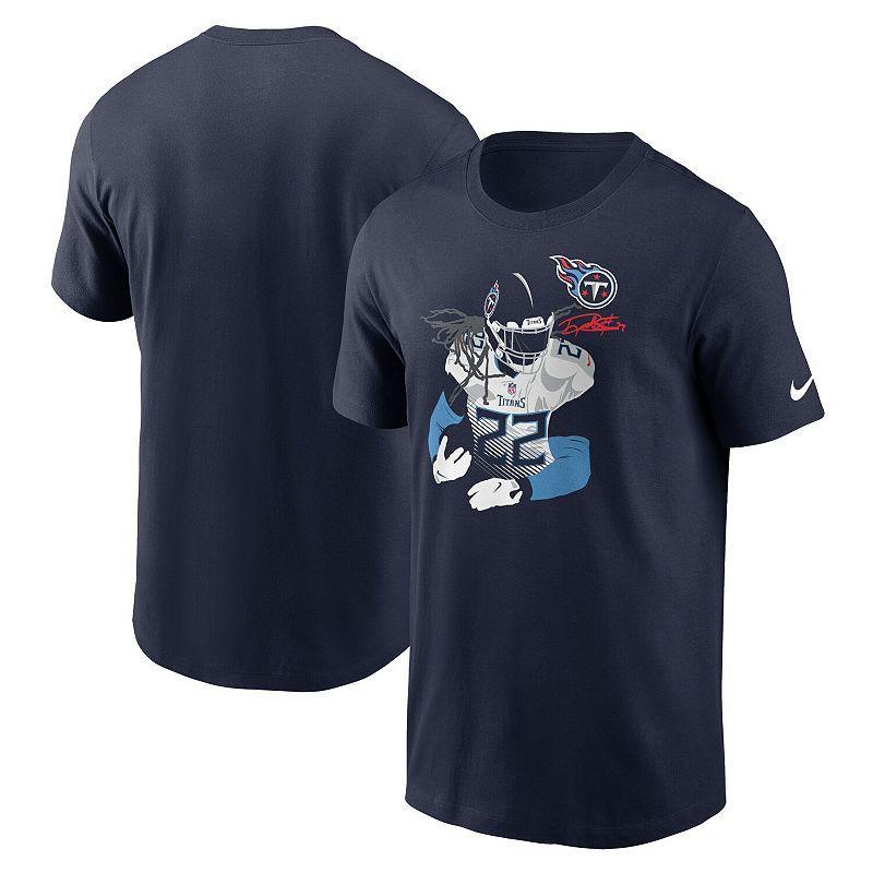 Mens Nike Derrick Henry Navy Tennessee Titans Player Graphic T-Shirt Product Image