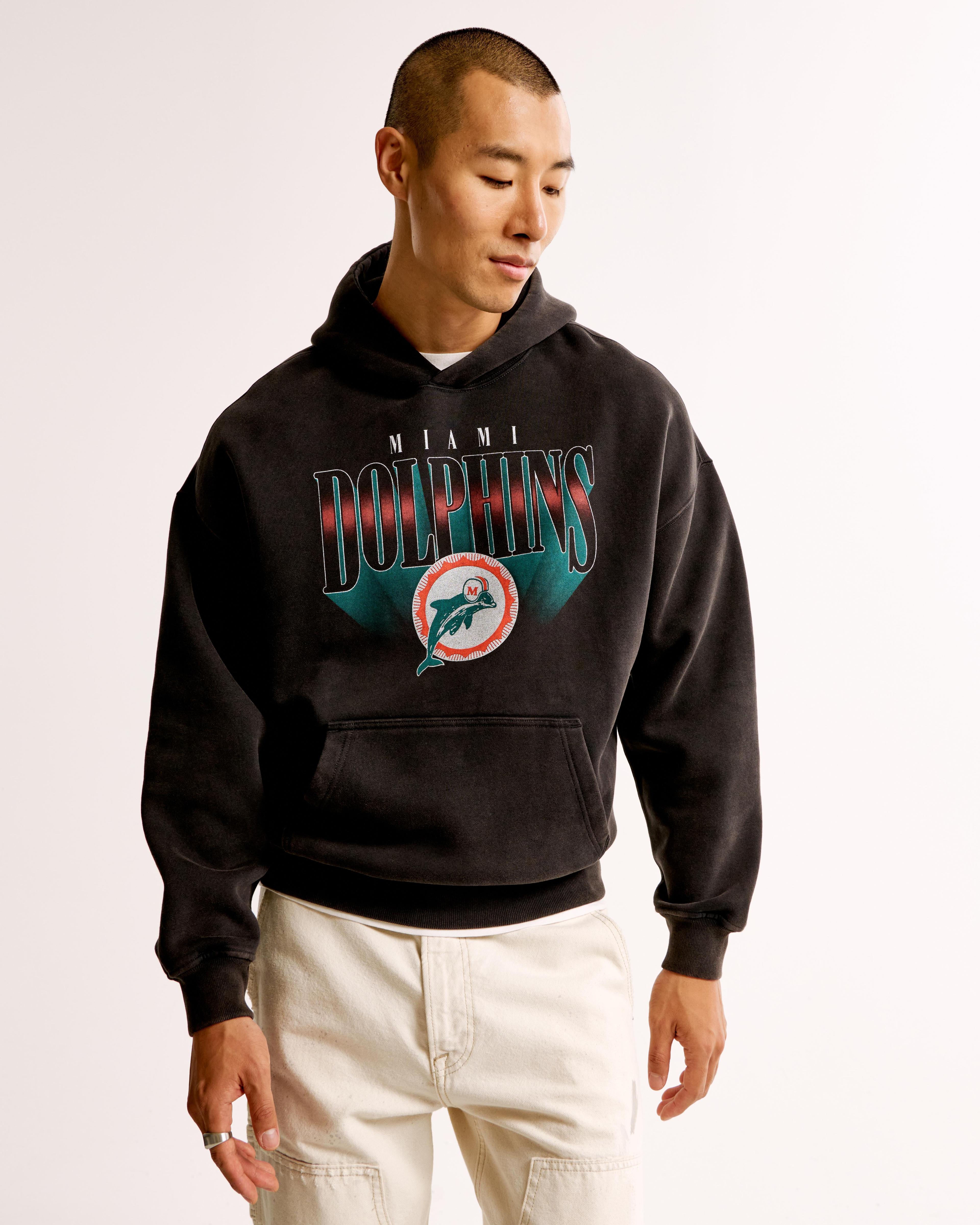 Miami Dolphins Graphic Popover Hoodie Product Image