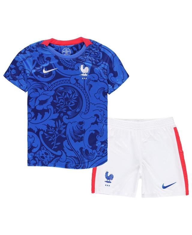 Preschool and Toddler Nike Blue France Womens National Team 2022/23 Home Replica Performance Kit - Blue Product Image