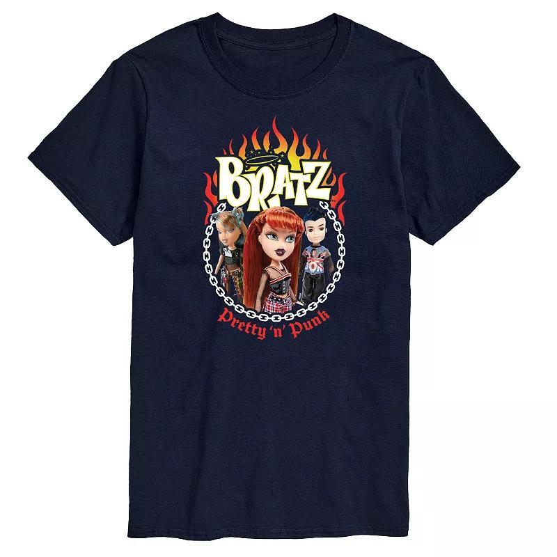 Big & Tall Bratz Punk Graphic Tee, Mens Blue Product Image