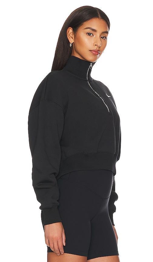 Nike Womens Nike Style Fleece Crop Quarter Zip - Womens Product Image