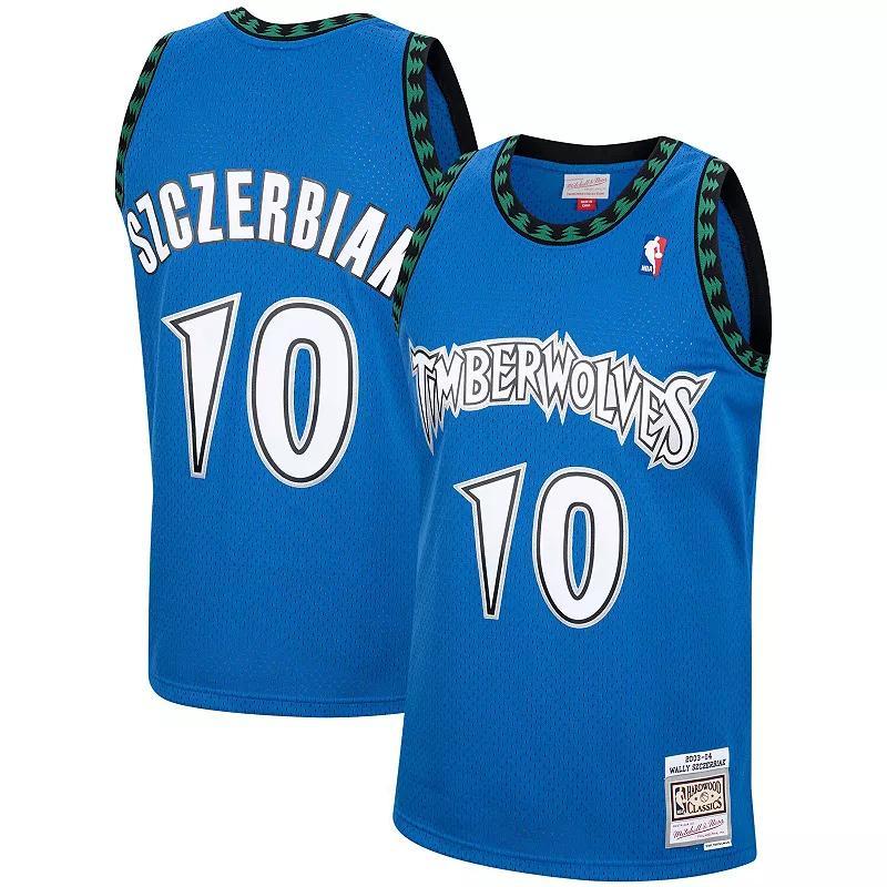 Mens Mitchell & Ness Wally Szczerbiak Minnesota Timberwolves 2001/02 Hardwood Classics Swingman Jersey Product Image