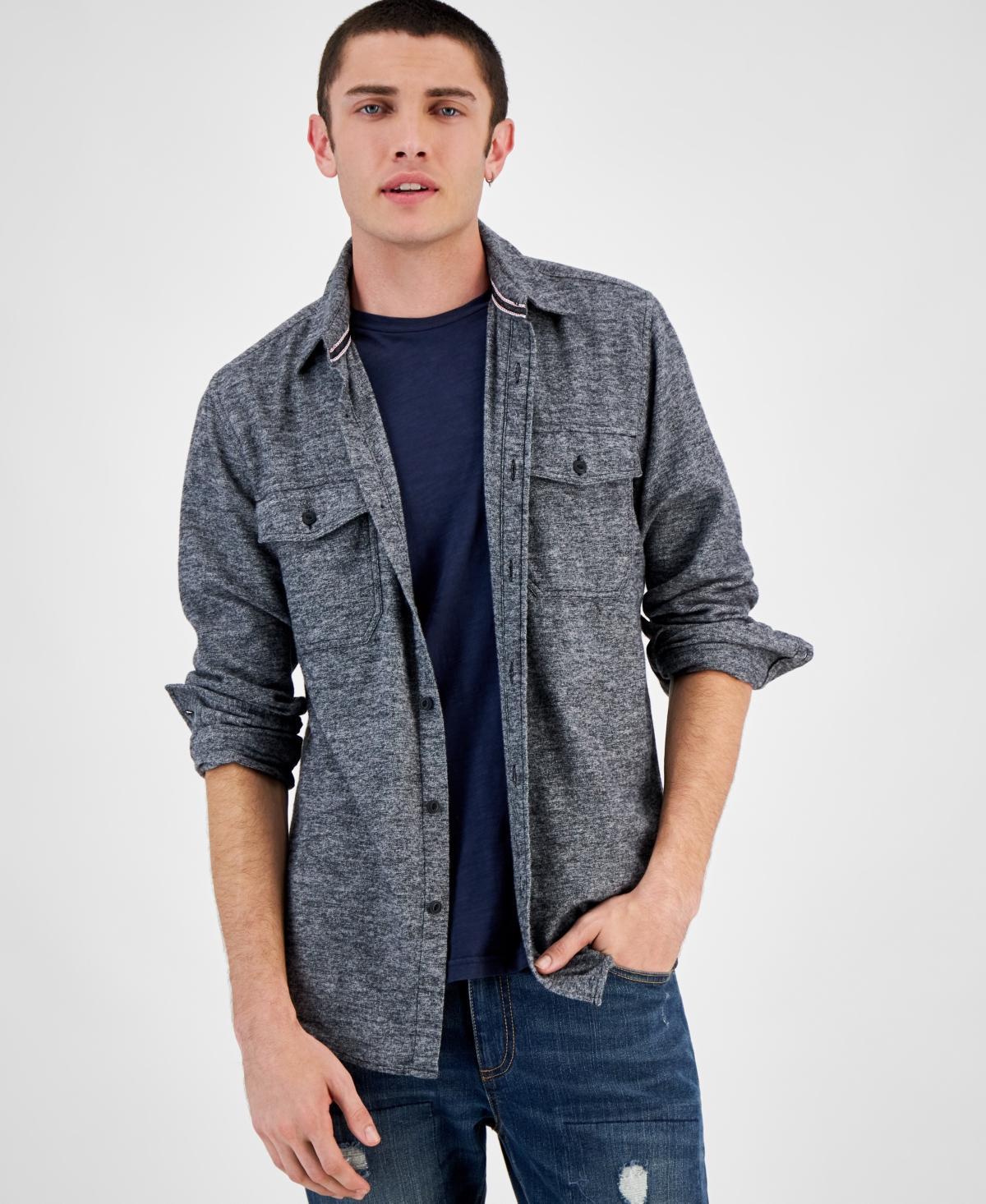 Sun + Stone Mens Grindle Regular-Fit Button-Down Flannel Shirt, Created for Macys Product Image