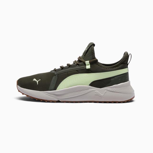 PUMA Pacer Future Street Plus Men's Sneakers in Dark Olive/Pistachio Product Image