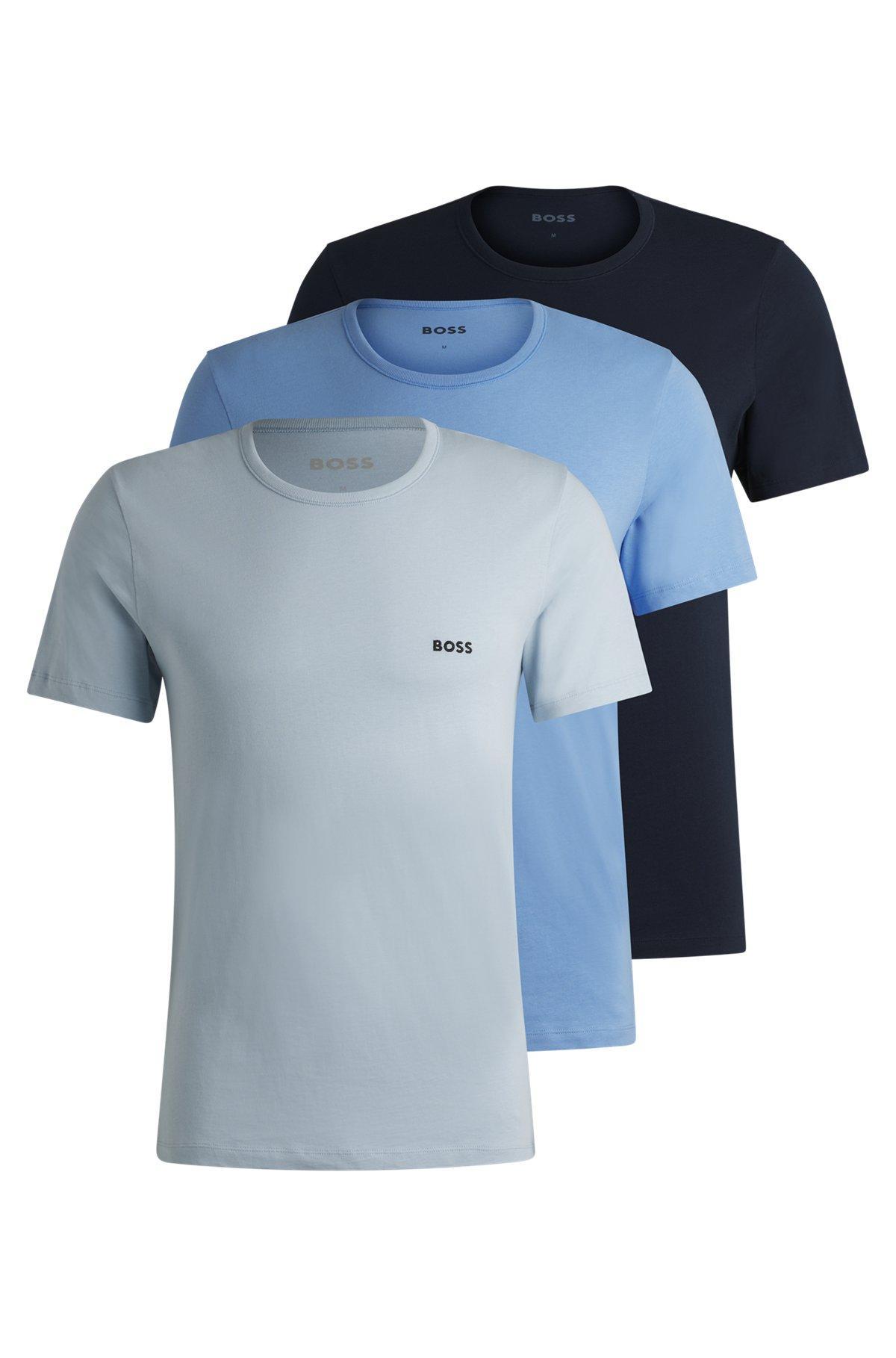 Three-pack of underwear T-shirts in cotton jersey Product Image