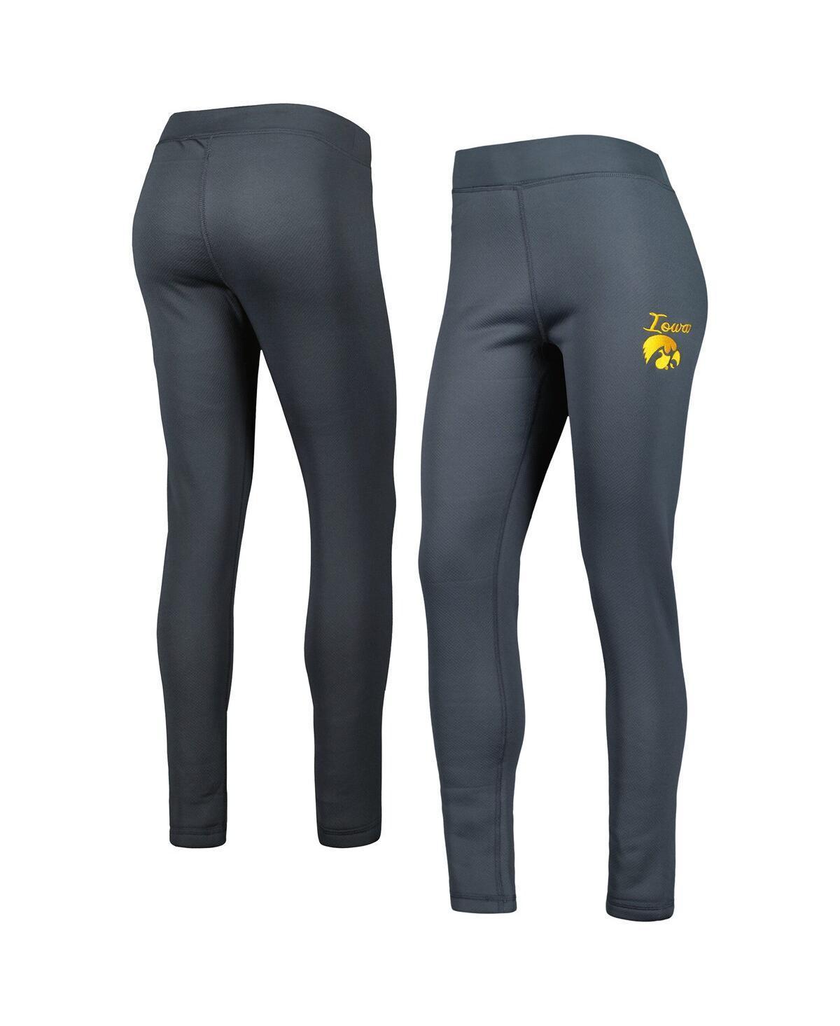 Womens Concepts Sport Charcoal Iowa Hawkeyes Upbeat Sherpa Leggings product image