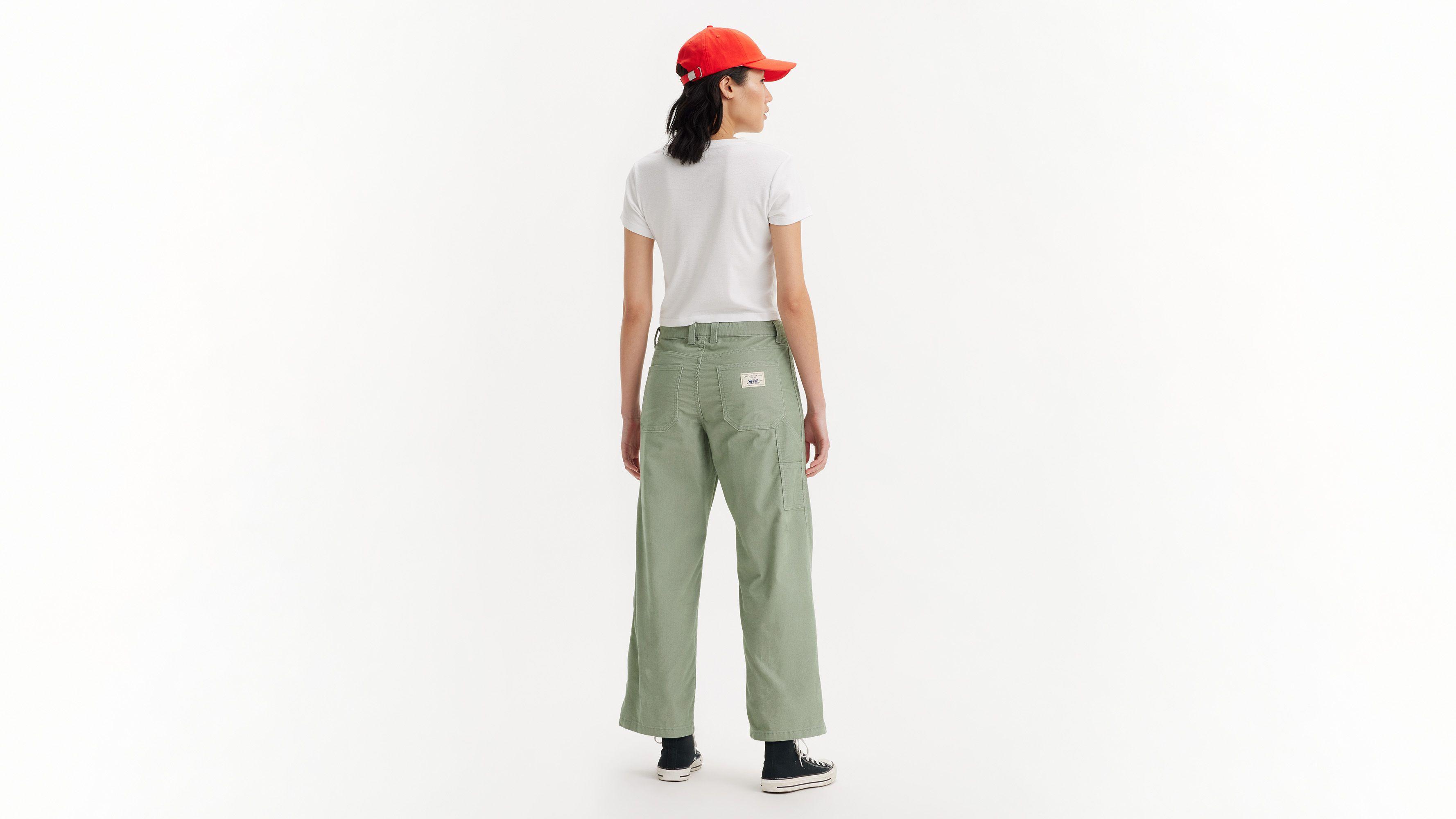 Baggy Carpenter Lightweight Corduroy Women's Pants Product Image