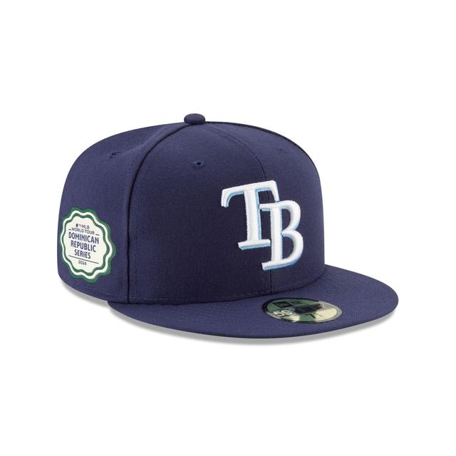 Tampa Bay Rays 2024 MLB World Tour Dominican Republic Series 59FIFTY Fitted Hat Male Product Image