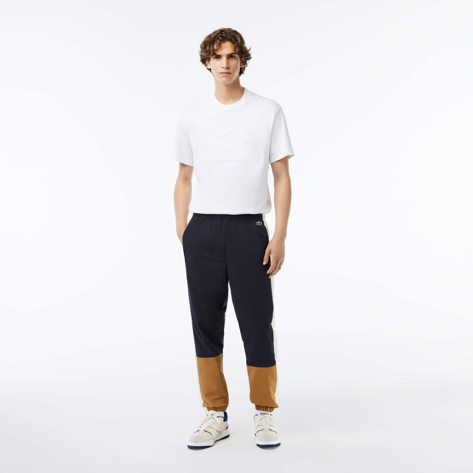 Men's Waterproof Colorblock Sweatpants Product Image