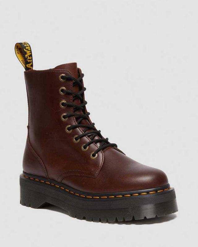 DR MARTENS Jadon Boot Pull Up Leather Platforms Product Image