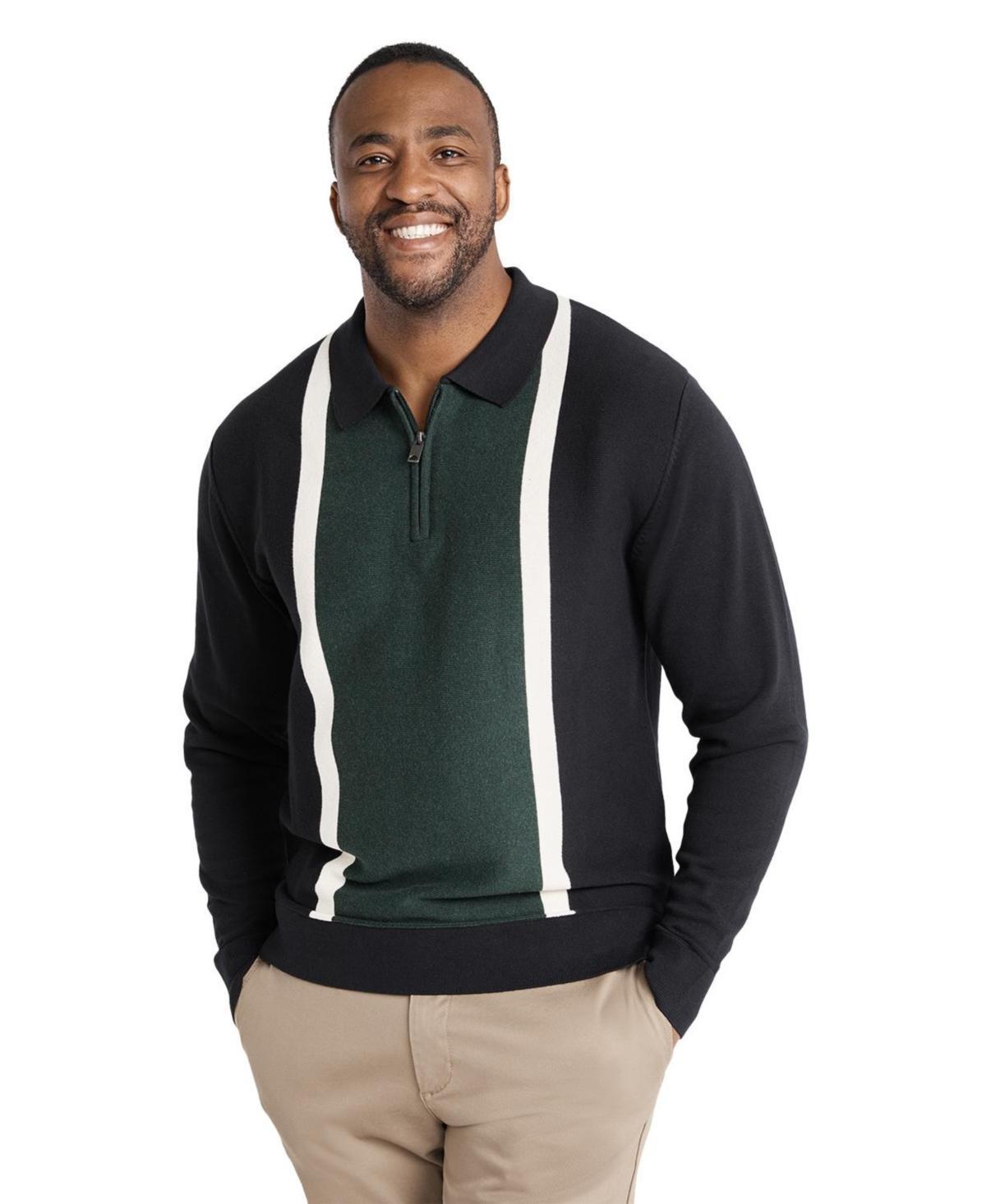 Johnny Bigg Mens Braxton Splice Polo Sweater Product Image