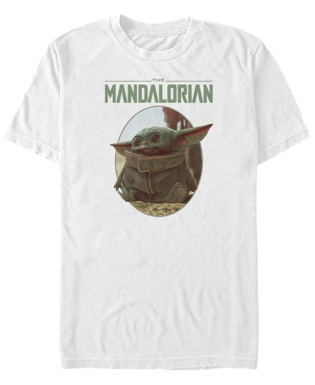 Mens Star Wars The Mandalorian The Child Circle Portrait Tee Product Image