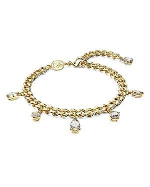 Womens Dextera Rhodium-Plated & Crystal Convertible Mixed Cuts Bracelet & Anklet Product Image