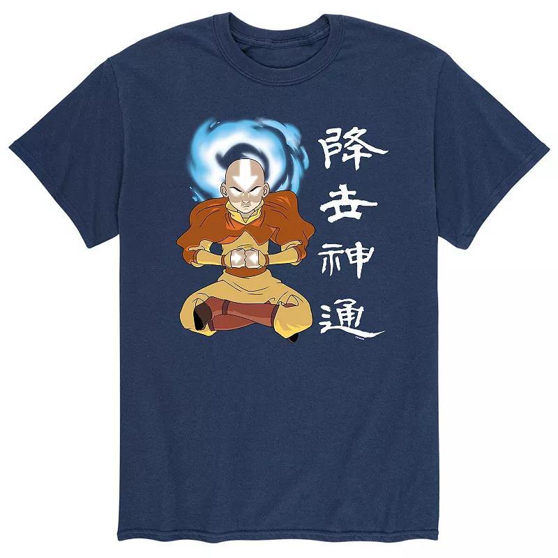 Big & Tall Avatar The Last Airbender AANG Graphic Tee, Mens Blue Product Image