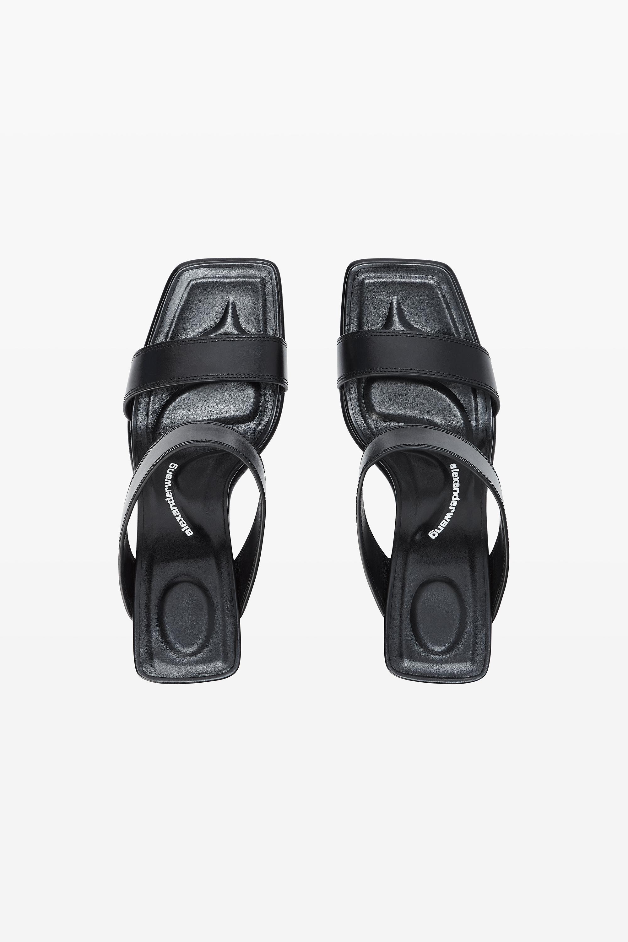 Mila 85mm Sandal In Leather Product Image