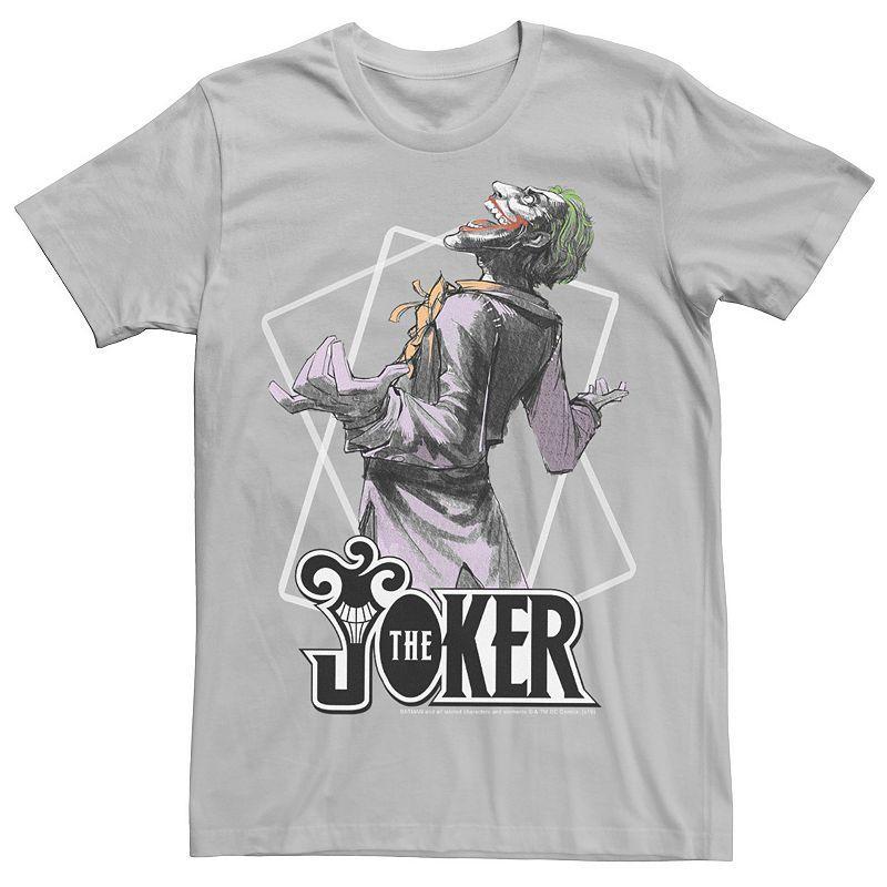 Mens DC Comics The Joker Card Outline Tee Product Image