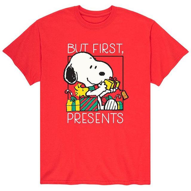 Mens Peanuts Presents First Tee Product Image