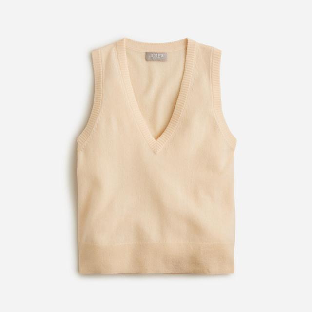 Cashmere V-neck sweater-vest Product Image