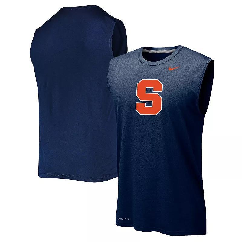 Mens Nike Syracuse Orange Performance Legend Tank Top Blue Product Image