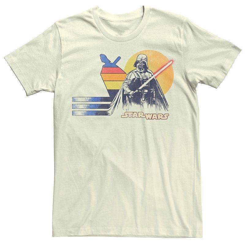 Mens Star Wars Rebel Vader Rainbow Sunset Tee Product Image