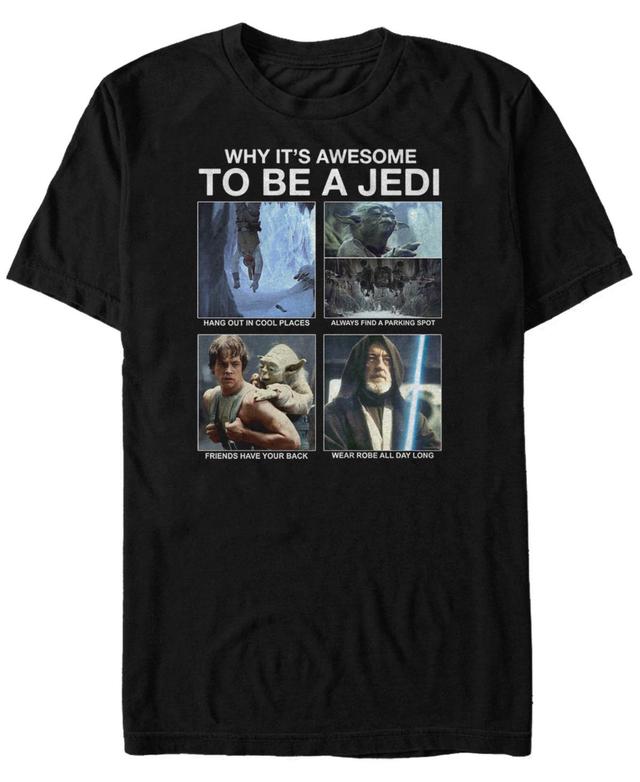 Star Wars Mens Classic Why Its Awesome To Be A Jedi Short Sleeve T-Shirt Product Image