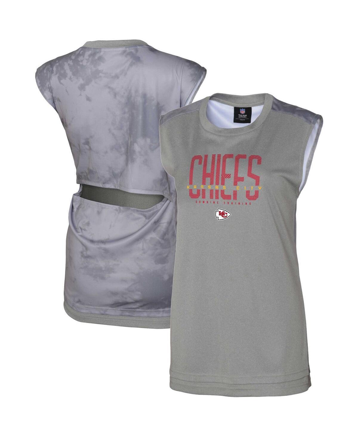 Womens Gray New England Patriots No Sweat Tank Top Product Image