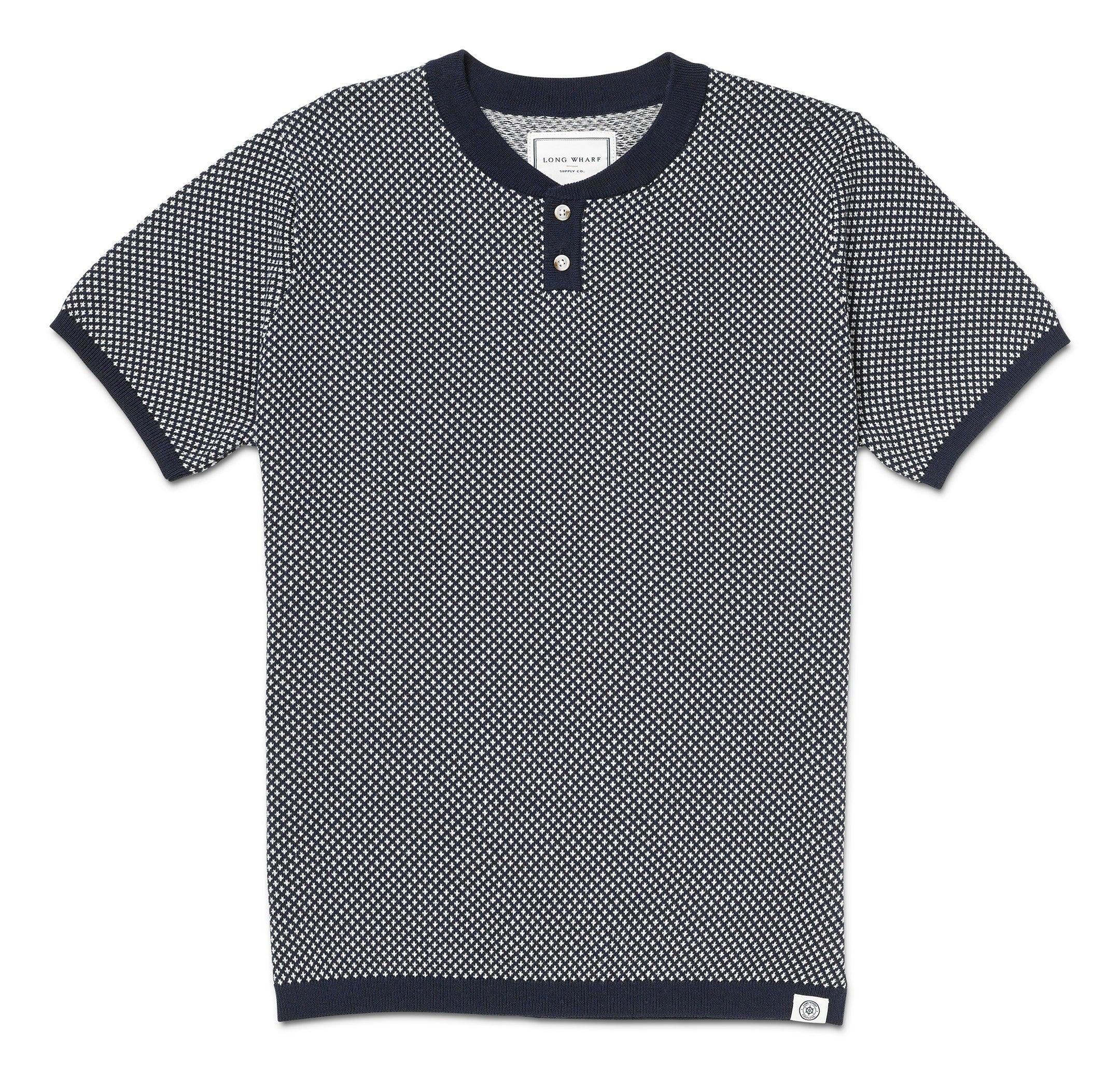 Edgartown SeaWell™ Knit Henley Tee Male Product Image