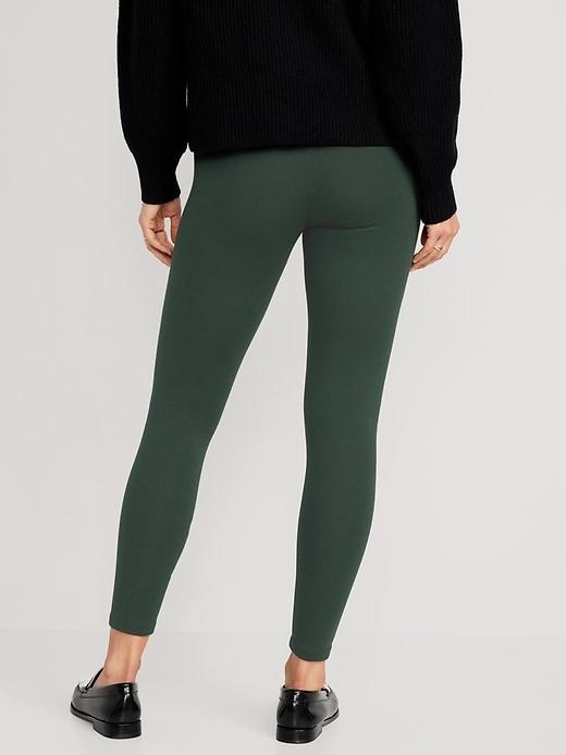 High-Waisted Fleece-Lined Leggings Product Image